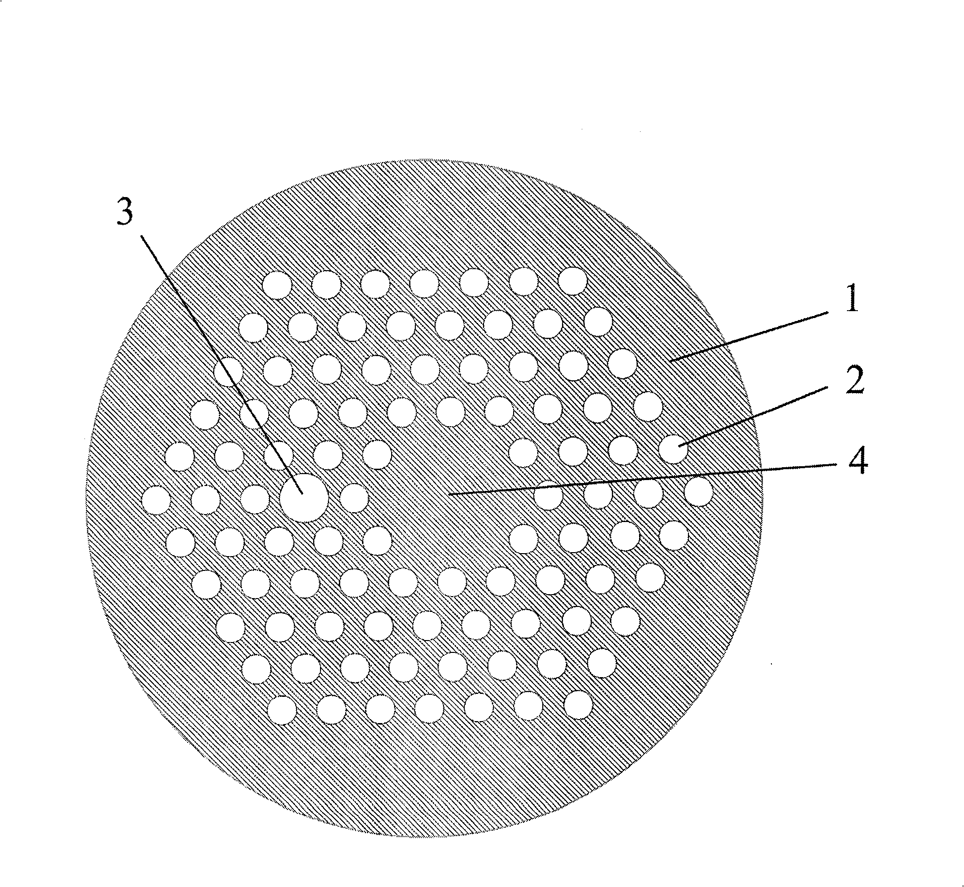 Optical fibre mode converter