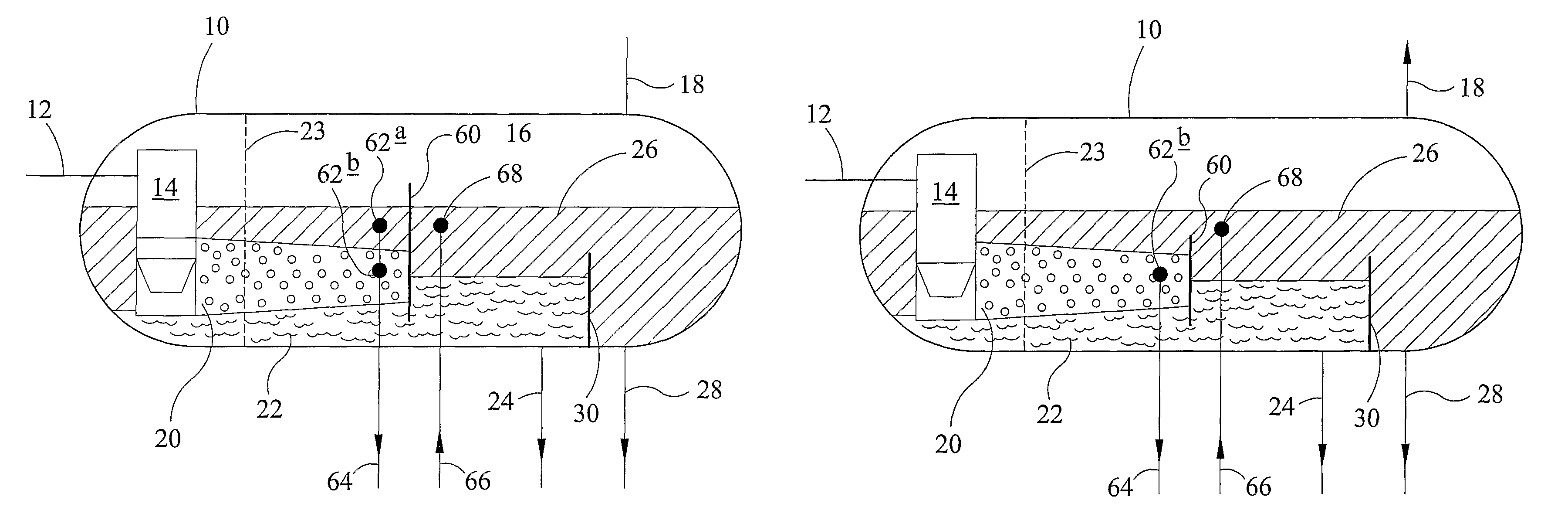 Separator apparatus for separating oil and water