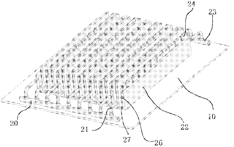 Memory liquid-cooling heat dissipation method and device as well as system