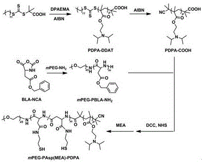 Intelligent targeting and environmental dual-responsibility siRNA [short interfering RNA (ribonucleic acid)] delivery system for tumor, preparation method and application