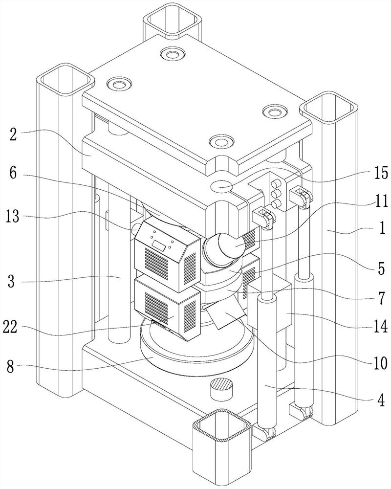 True triaxial real-time scanning CT testing device and method for high-pressure hard rock fracture process