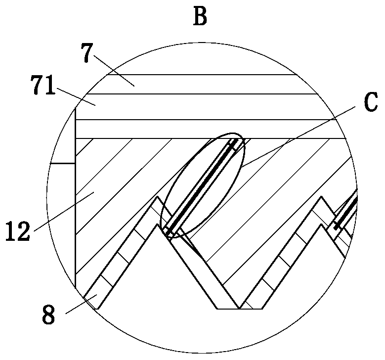 Axial flow fan made of fiberglass-reinforced plastic