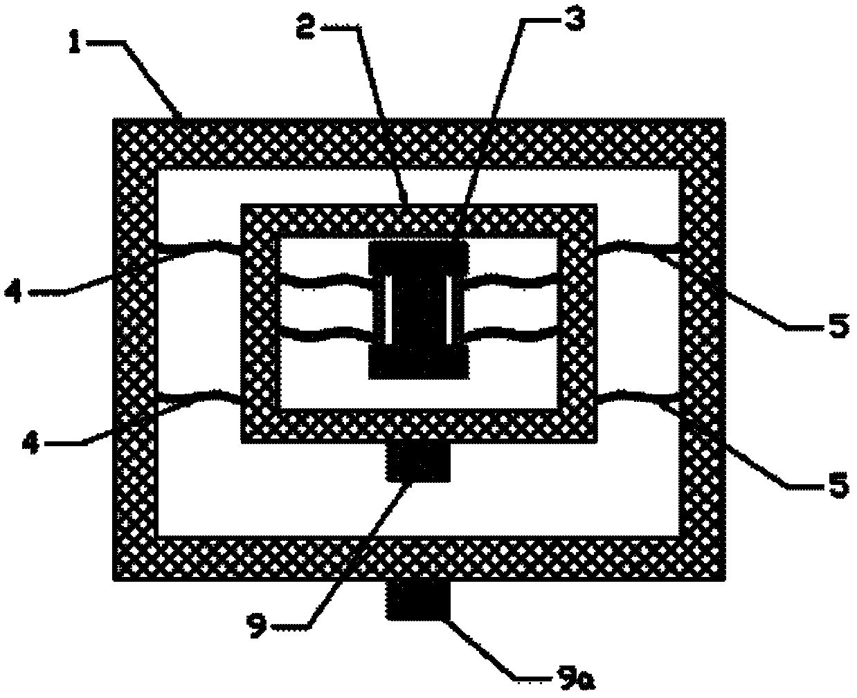 Dual-threshold three-stable-state collision sensor