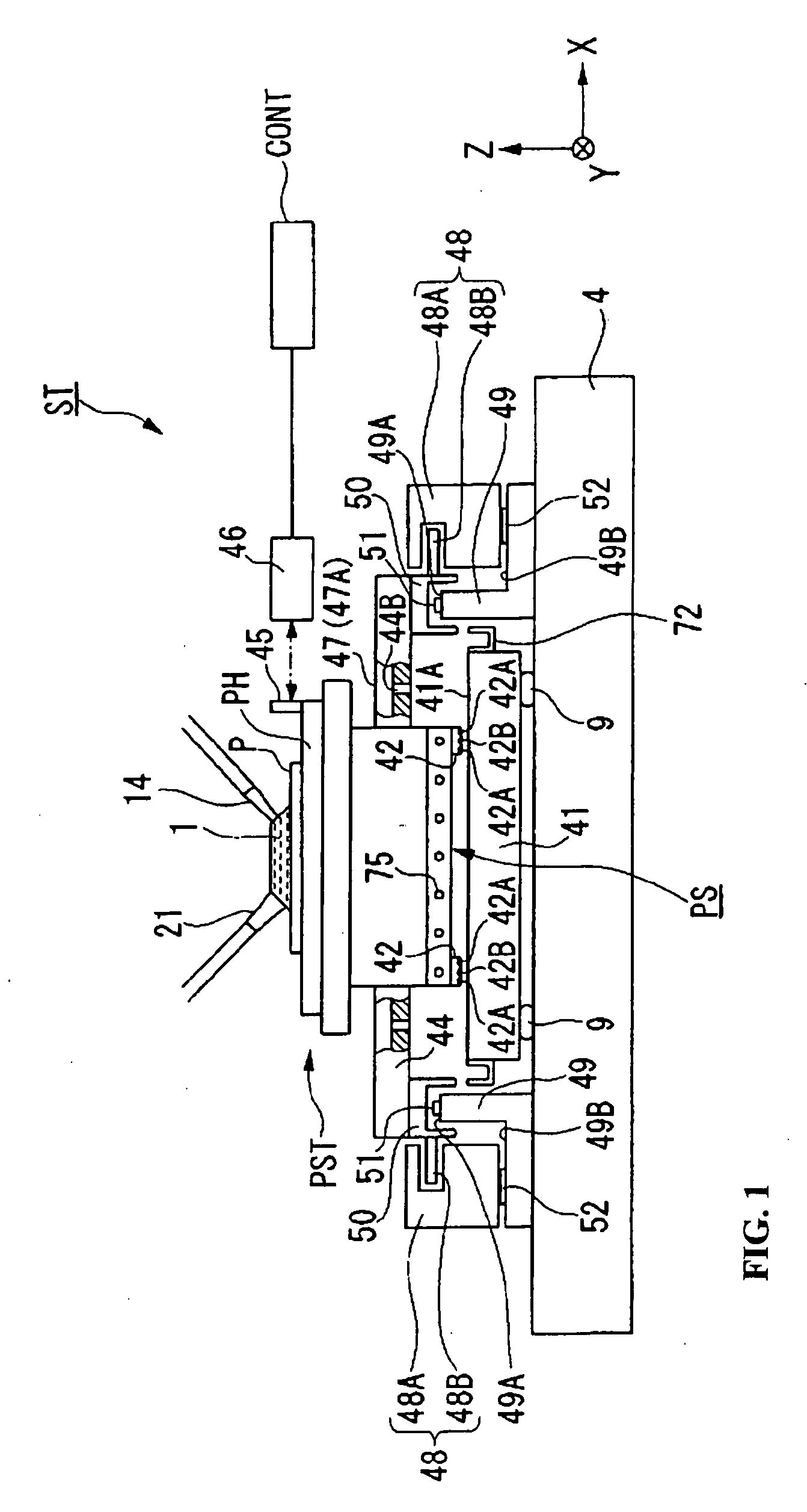 Supporting plate, stage device, exposure apparatus, and exposure method