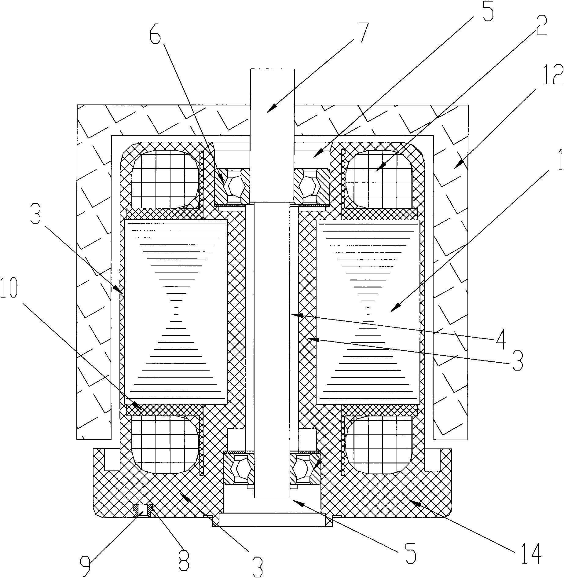 Outer rotor motor