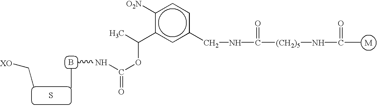 Nucleotide compositions comprising photocleavable markers and methods of preparation thereof