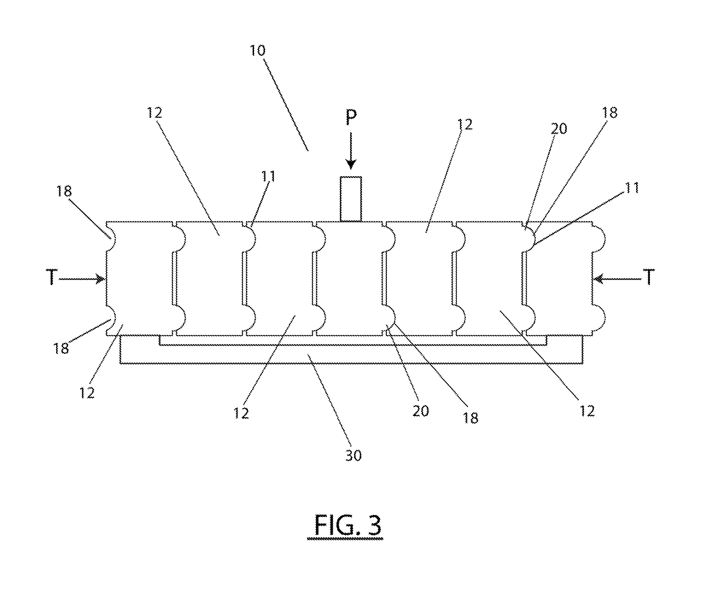 Pre-Tensioned Discrete Element Support System