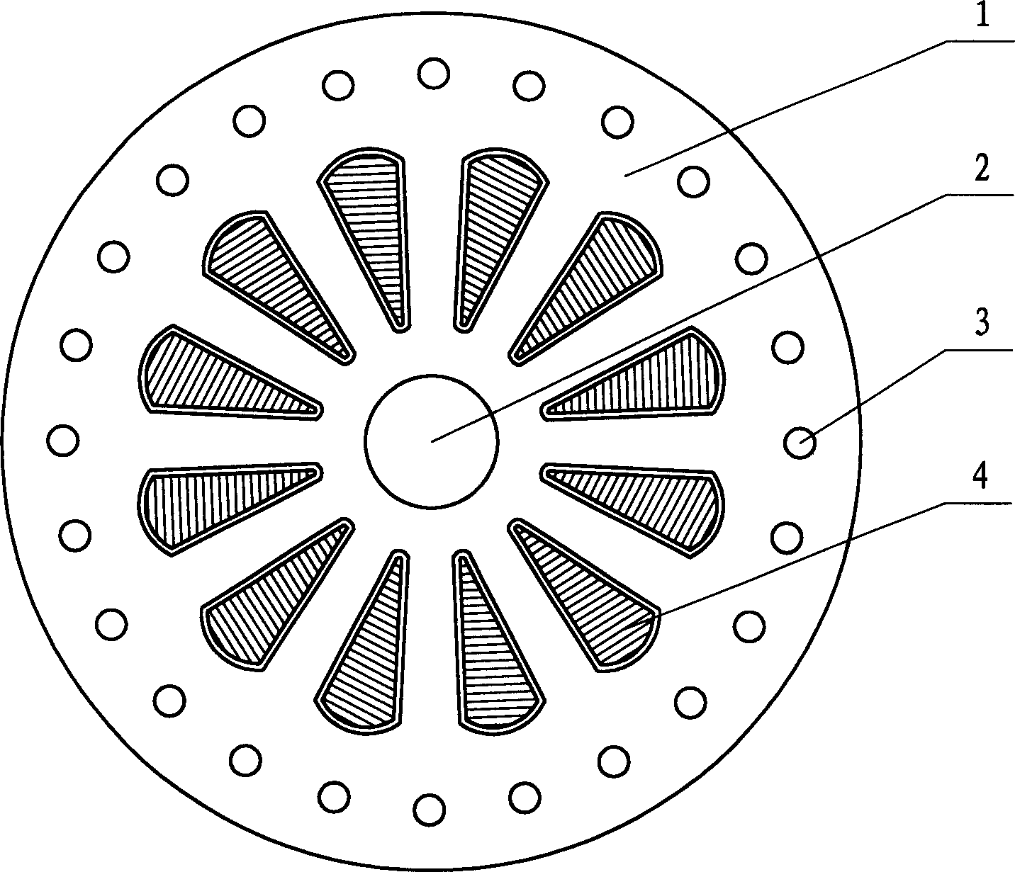 Polishing cerium oxide disk and its making method