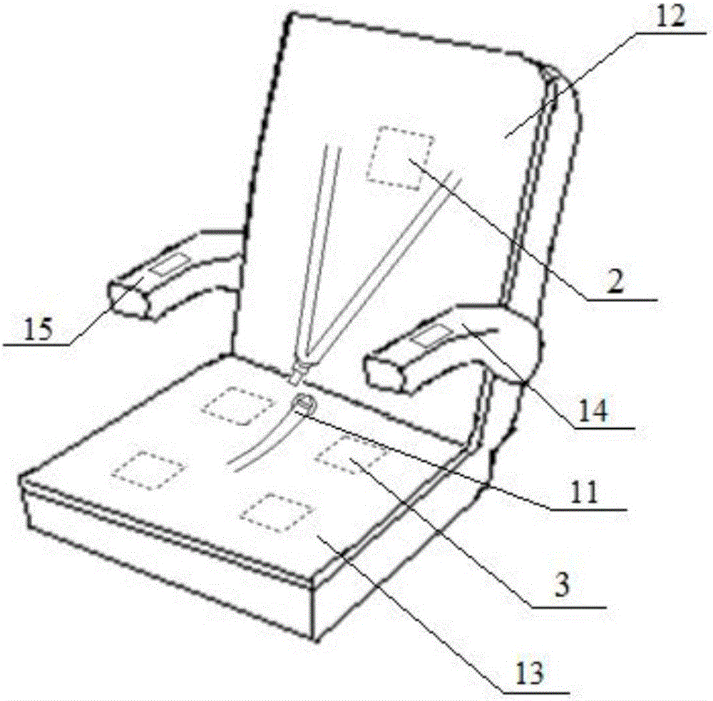 Safety seat for preventing infant from being left in automobile