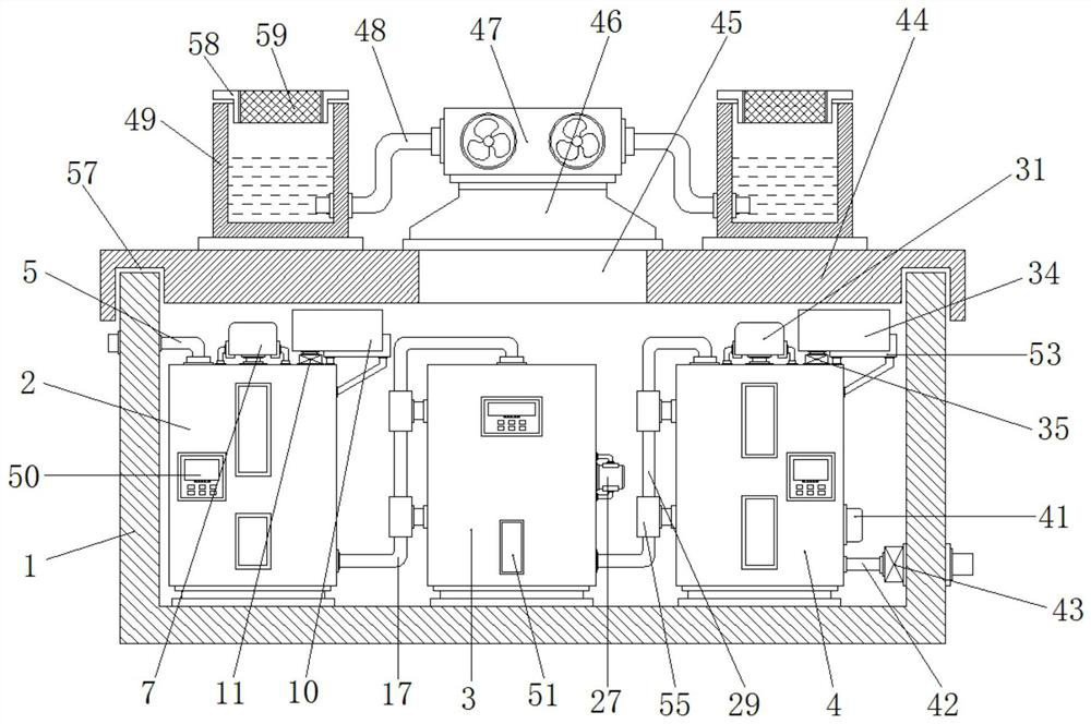 Odor-resistant and flow-controllable sewage treatment equipment for paddy field fish culture