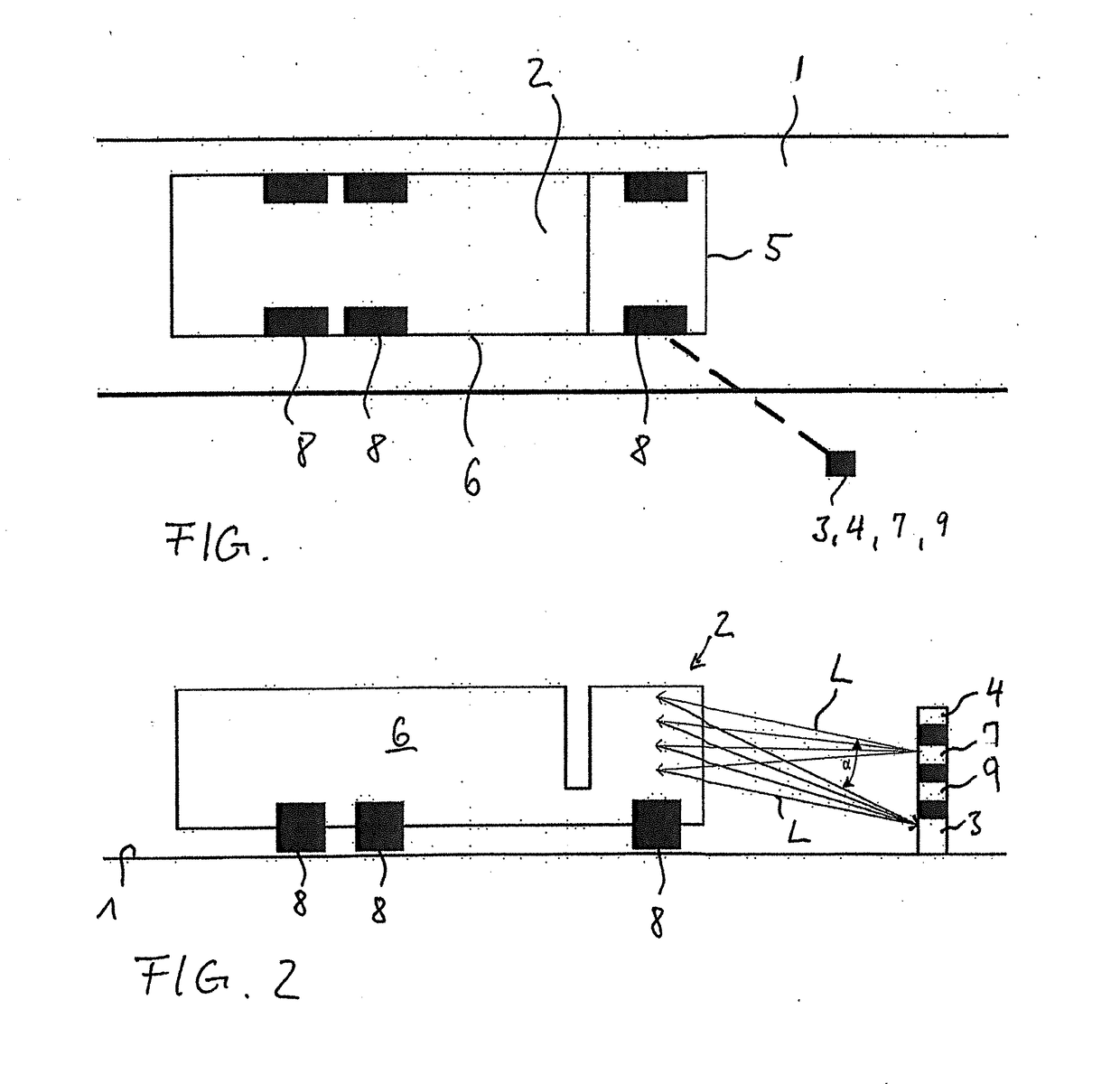 Determination of at least one feature of a vehicle