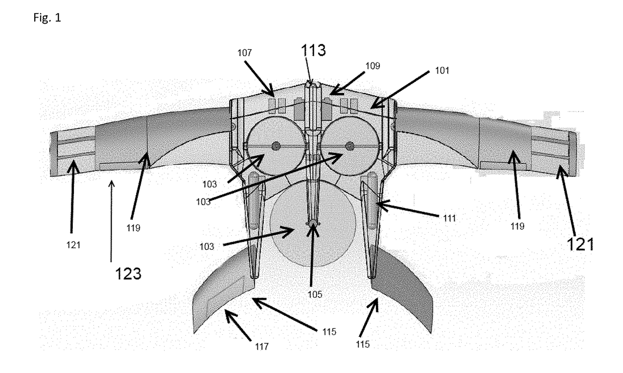 Variable geometry airframe for vertical and horizontal flight