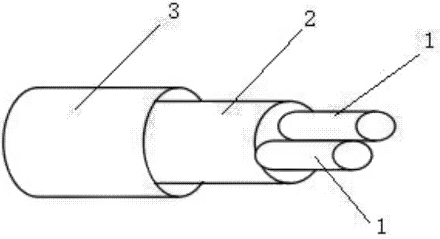 Carbon fiber energy-saving heat generation line and fabrication method thereof