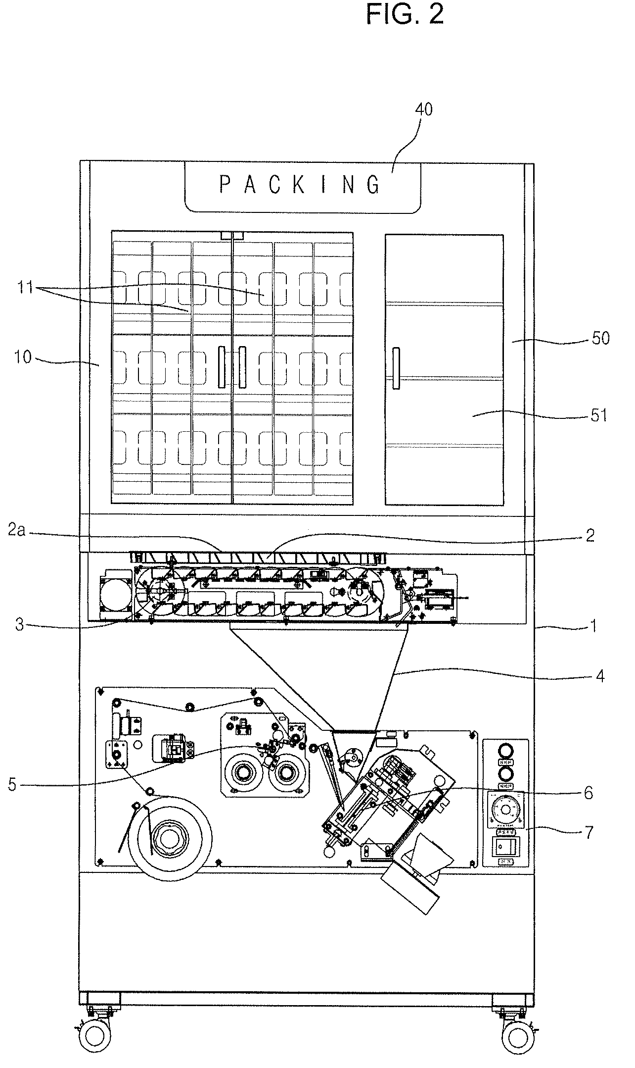 Semi-automatic medicine packaging machine