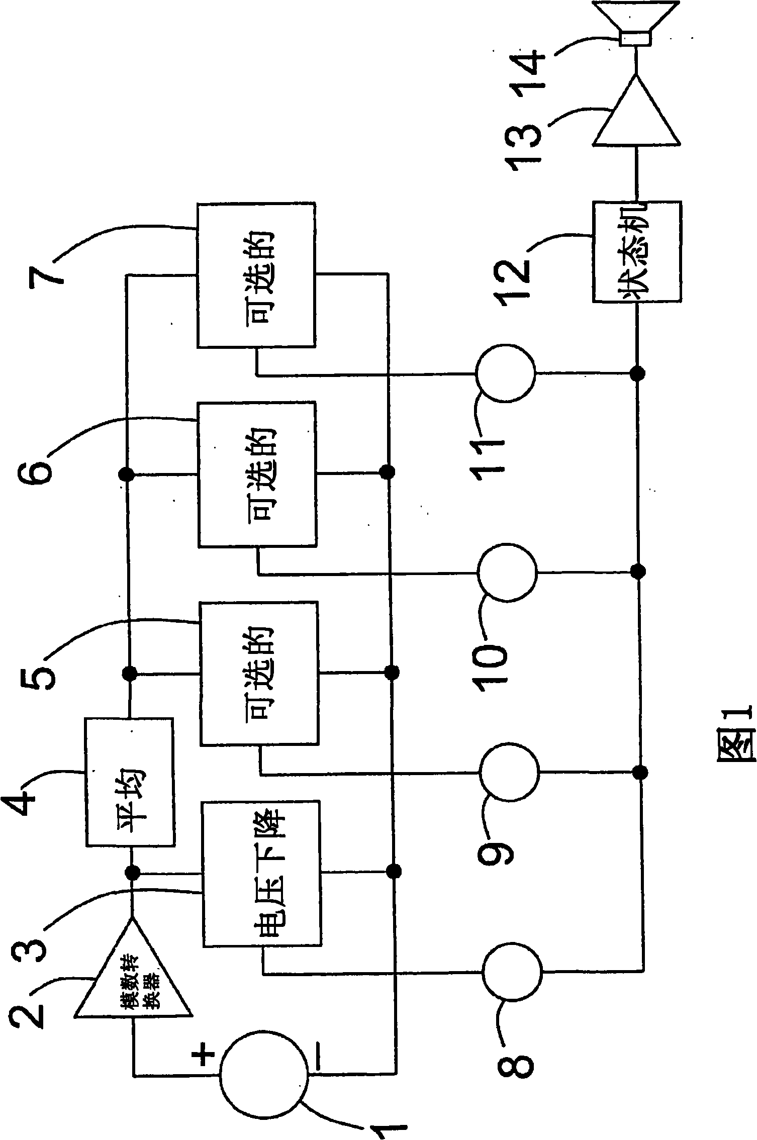 Hearing aid battery alarm method, circuit for monitoring battery and hearing aid having the same