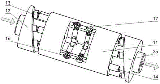 A double swash plate plunger type variable pump