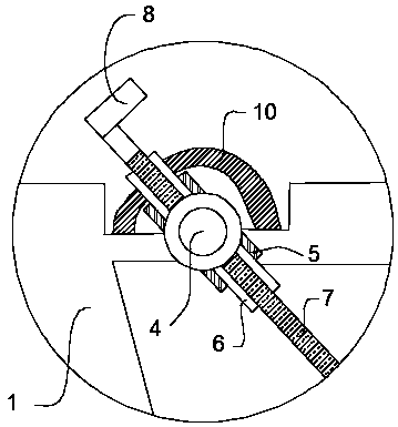 Sealing structure for plastic toilet