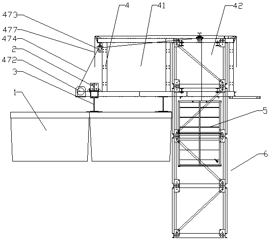 Diving cage for underwater detection operation