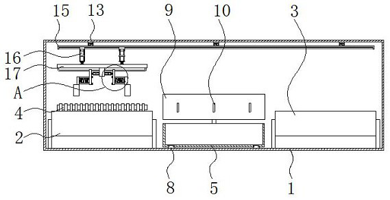 Gastroscope snake bone tube curvature detection device with automatic screening function