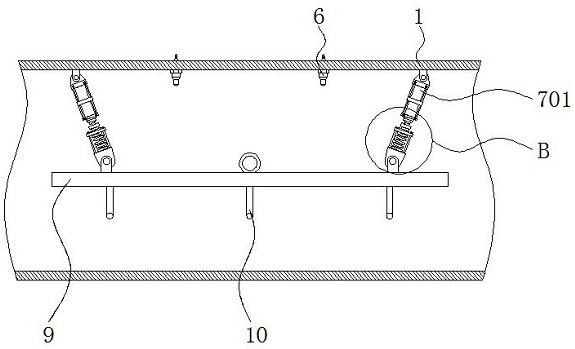 Gastroscope snake bone tube curvature detection device with automatic screening function