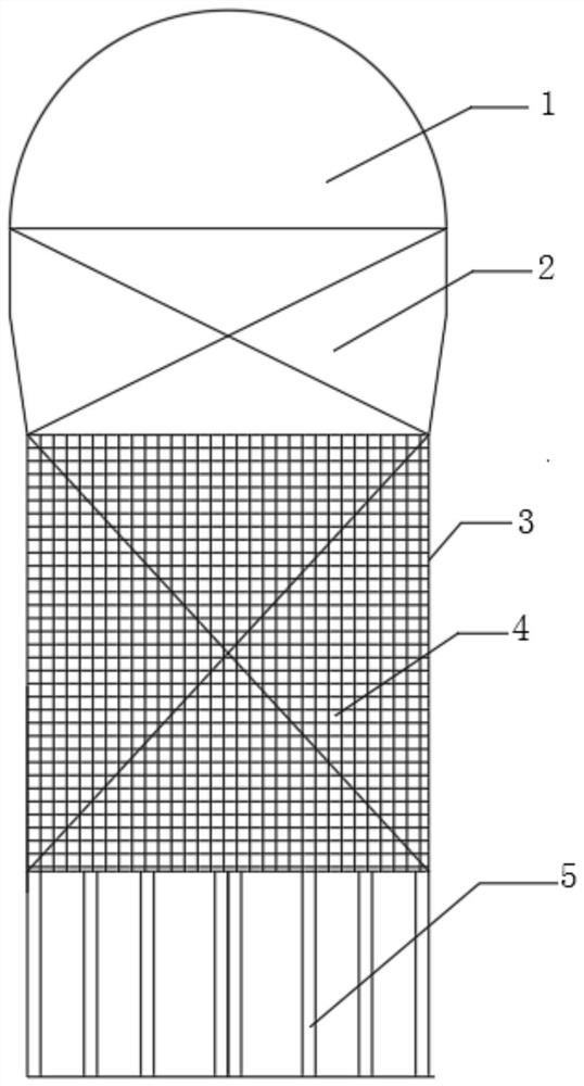 Method for determining processing size of special-shaped checker bricks on periphery of heat storage chamber of hot blast stove