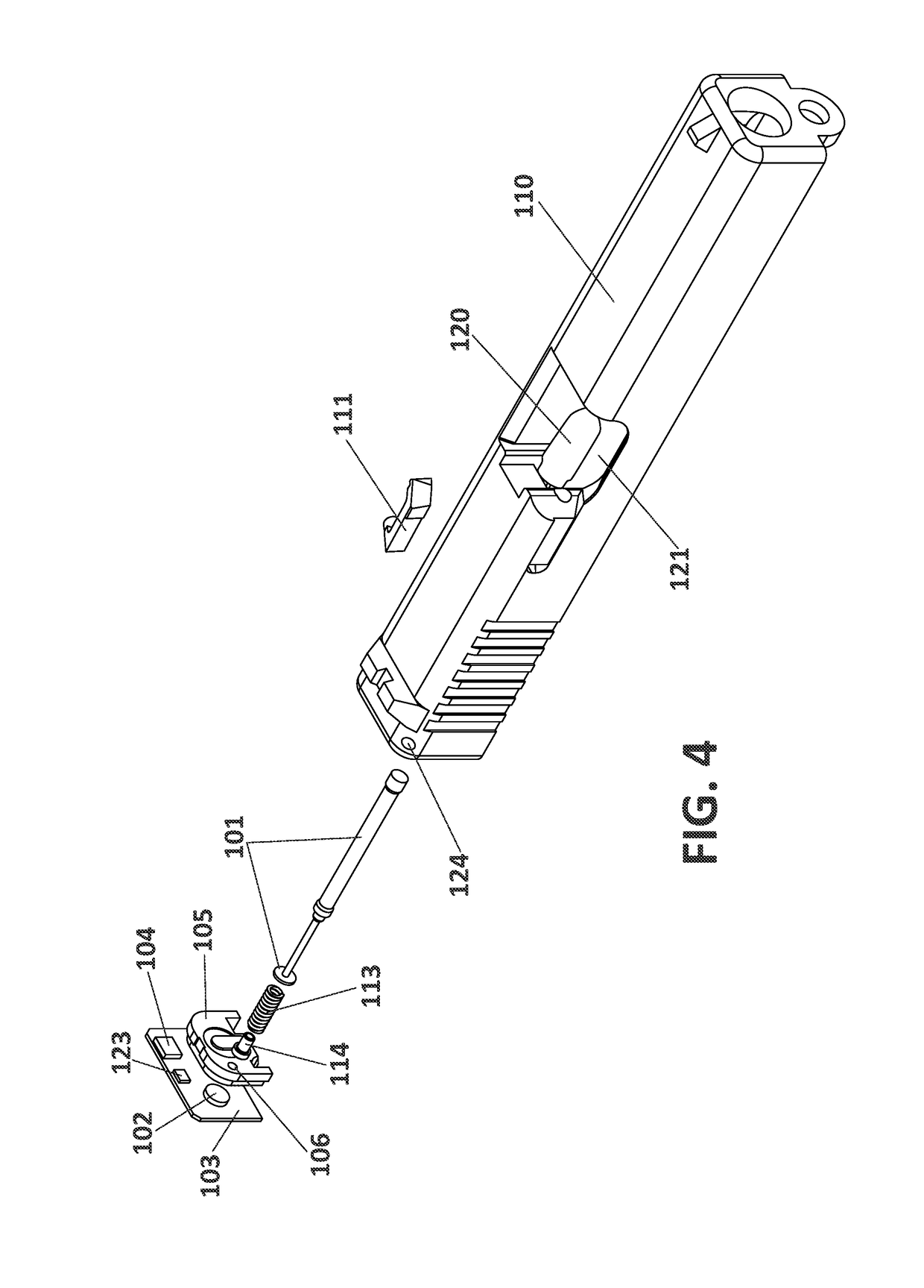 Cartridge-in-chamber detection system for firearms