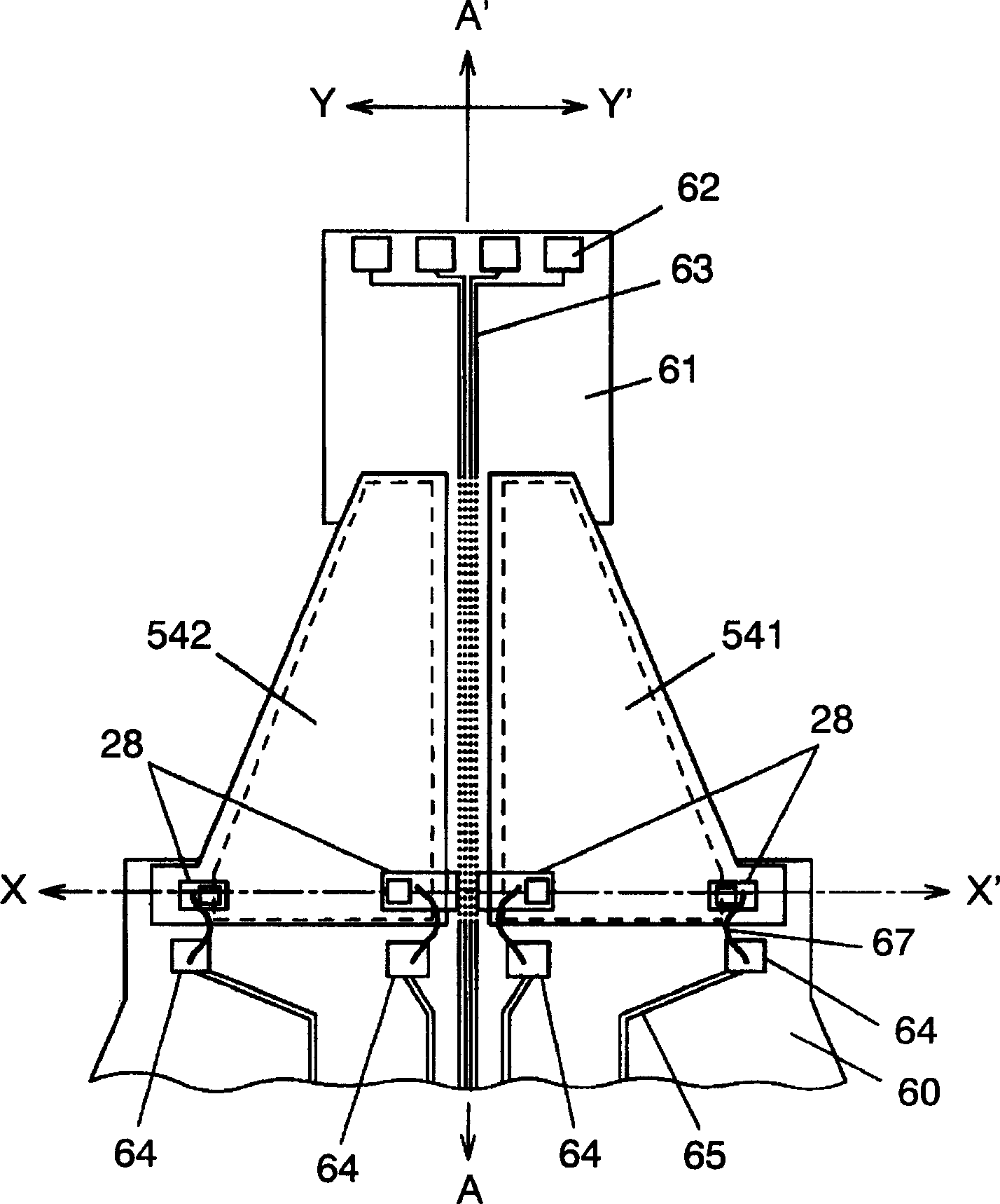 Film piezoelectric element and manufacturing method thereof and executive component using the piezoelectric element