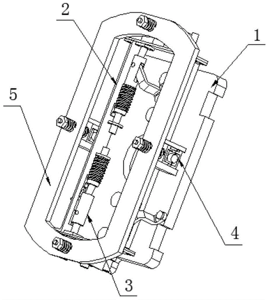 Space docking error compensation mechanism