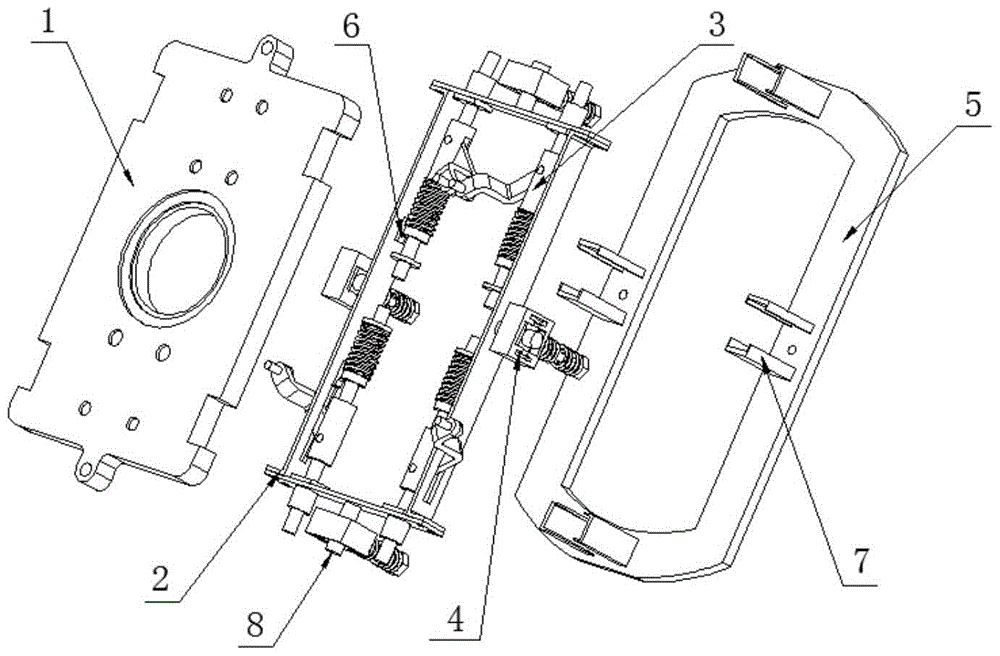 Space docking error compensation mechanism