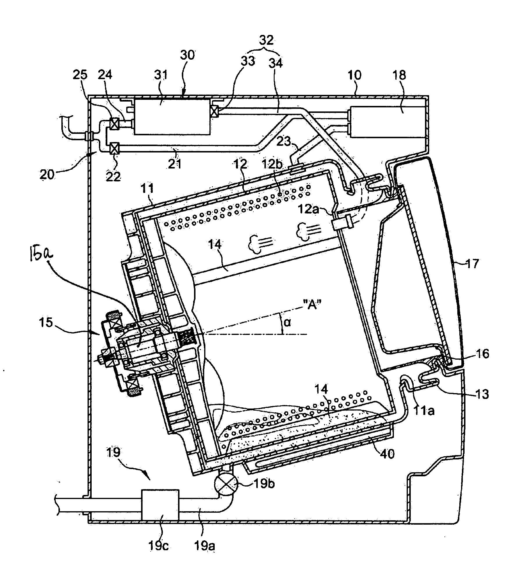 Washing machine and washing tub cleaning method