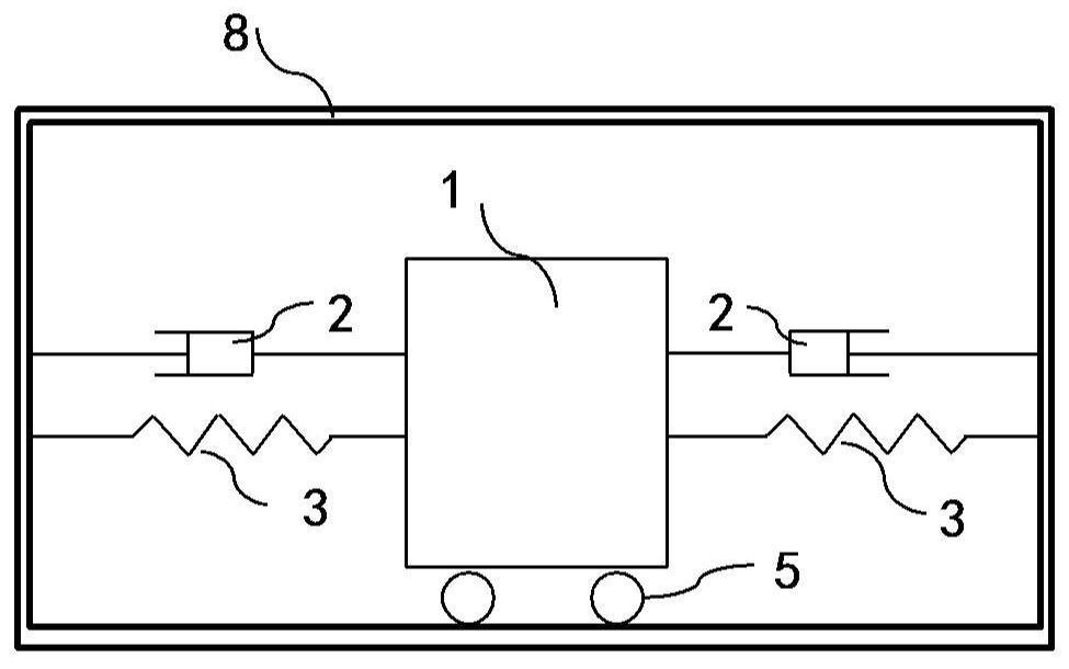 Vibration control device for vibration excitation under wind wave and current coupling effect in whole process of sea-crossing bridge construction