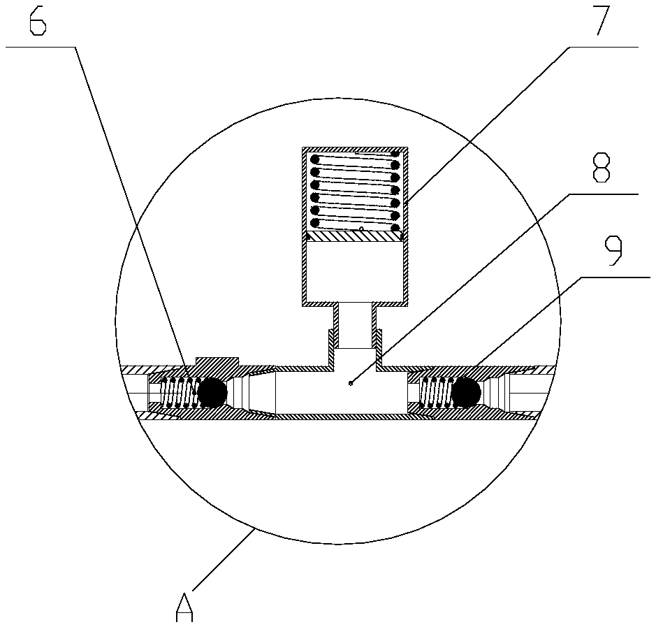 Anti-reverse structure of screw drilling tool ground drive device for oil and natural gas development