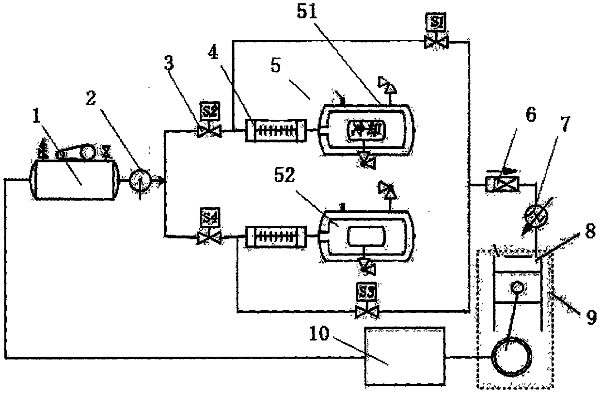 Infinite-endurance air power system and engine system thereof