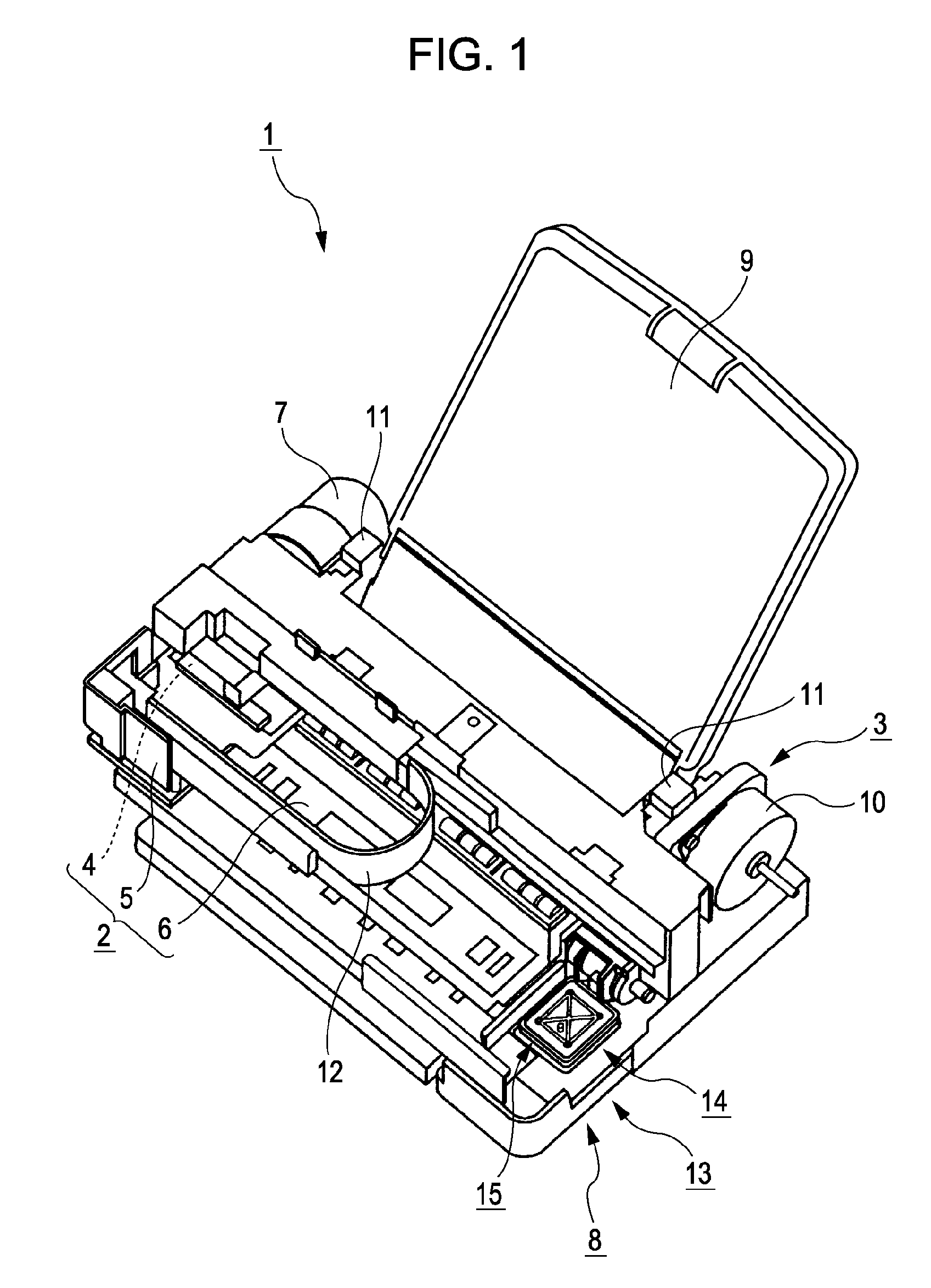 Fluid ejecting apparatus and method of controlling same