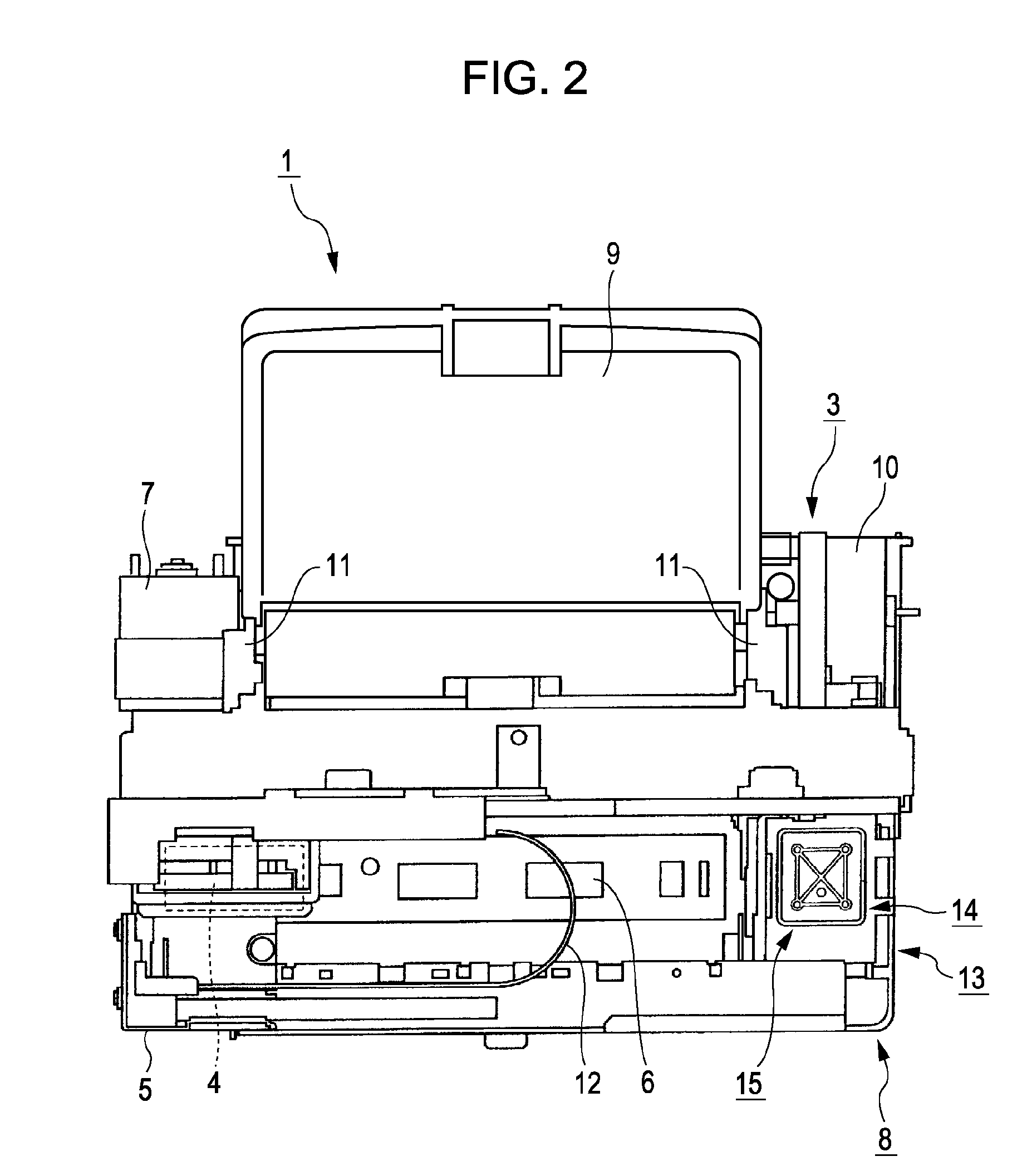 Fluid ejecting apparatus and method of controlling same