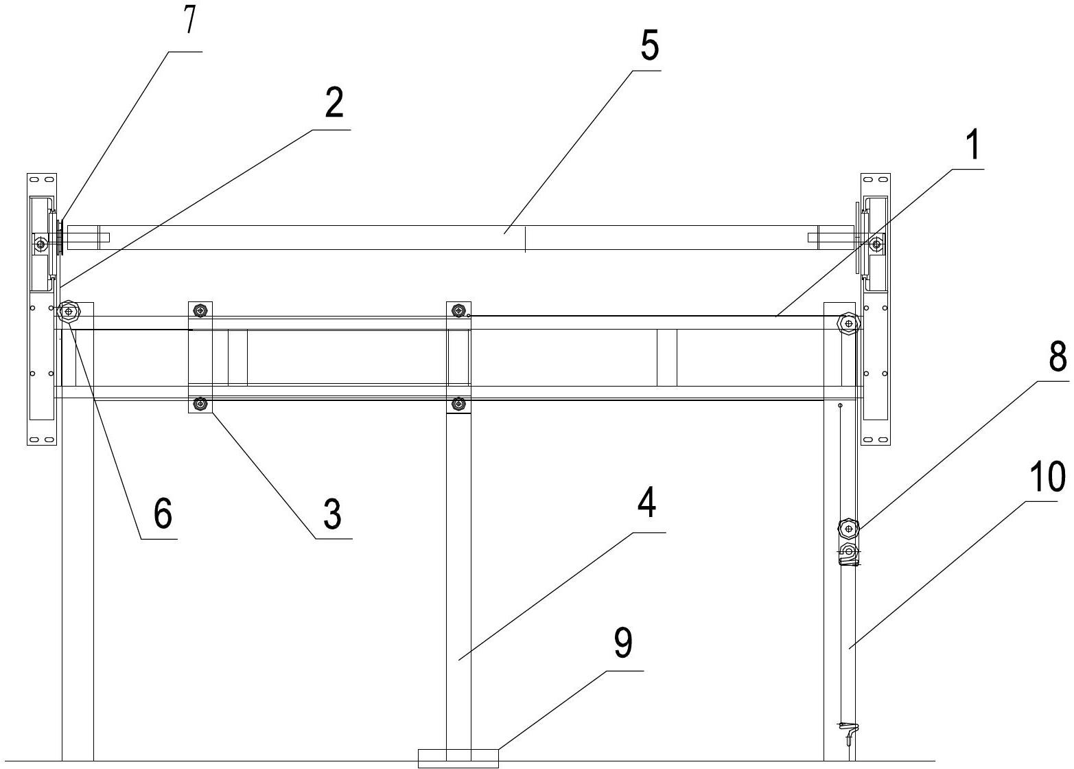 Wind resisting device for roller shutter door