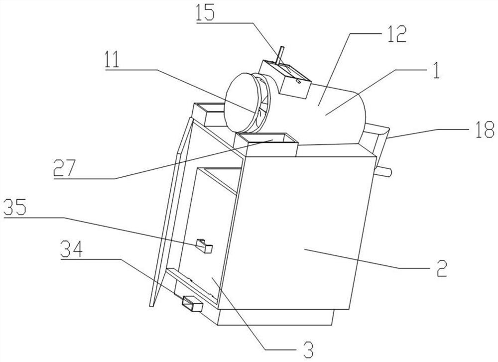 Collecting device for medical waste