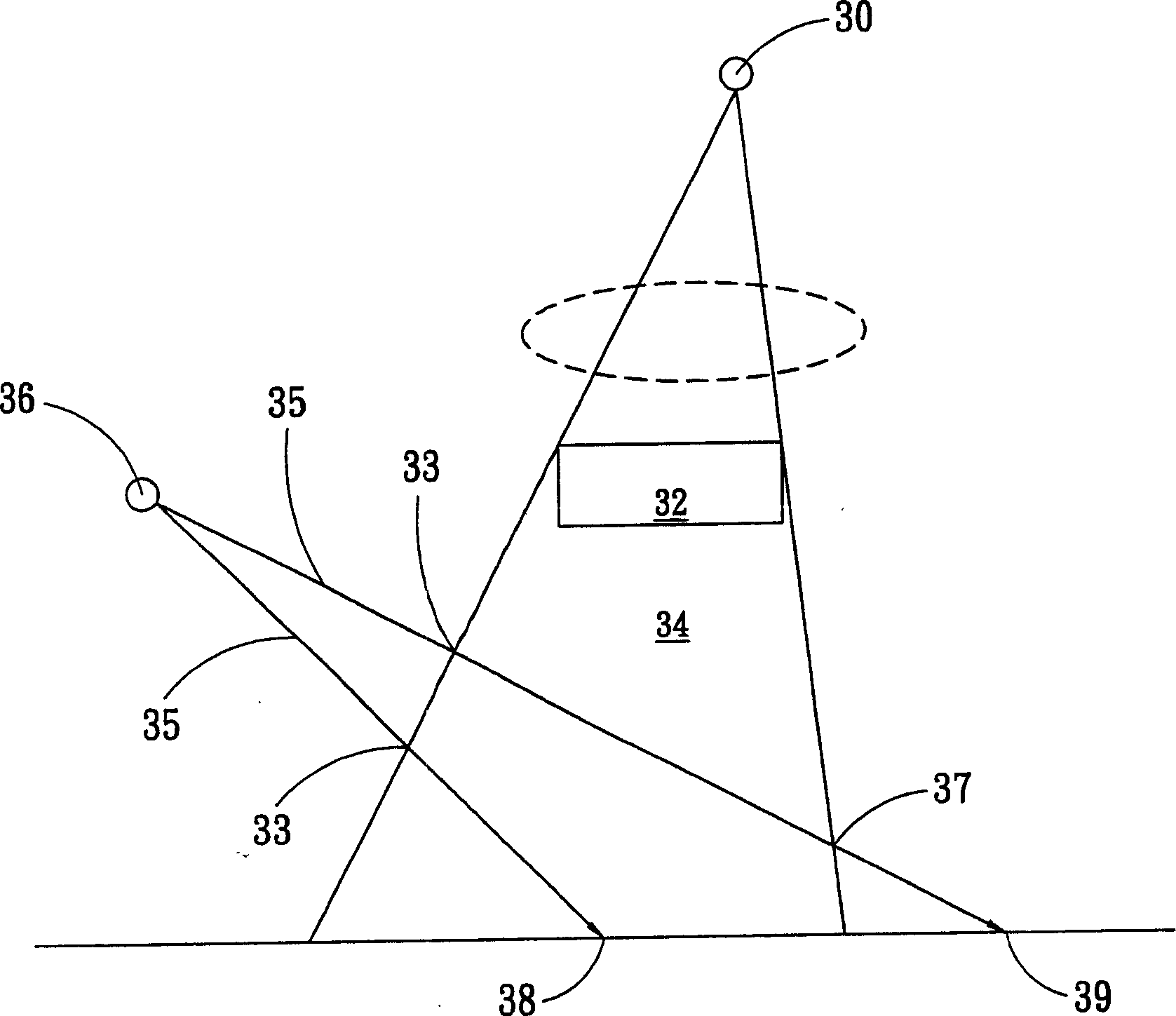 Method and apparatus for generating shadow effect using shadow space