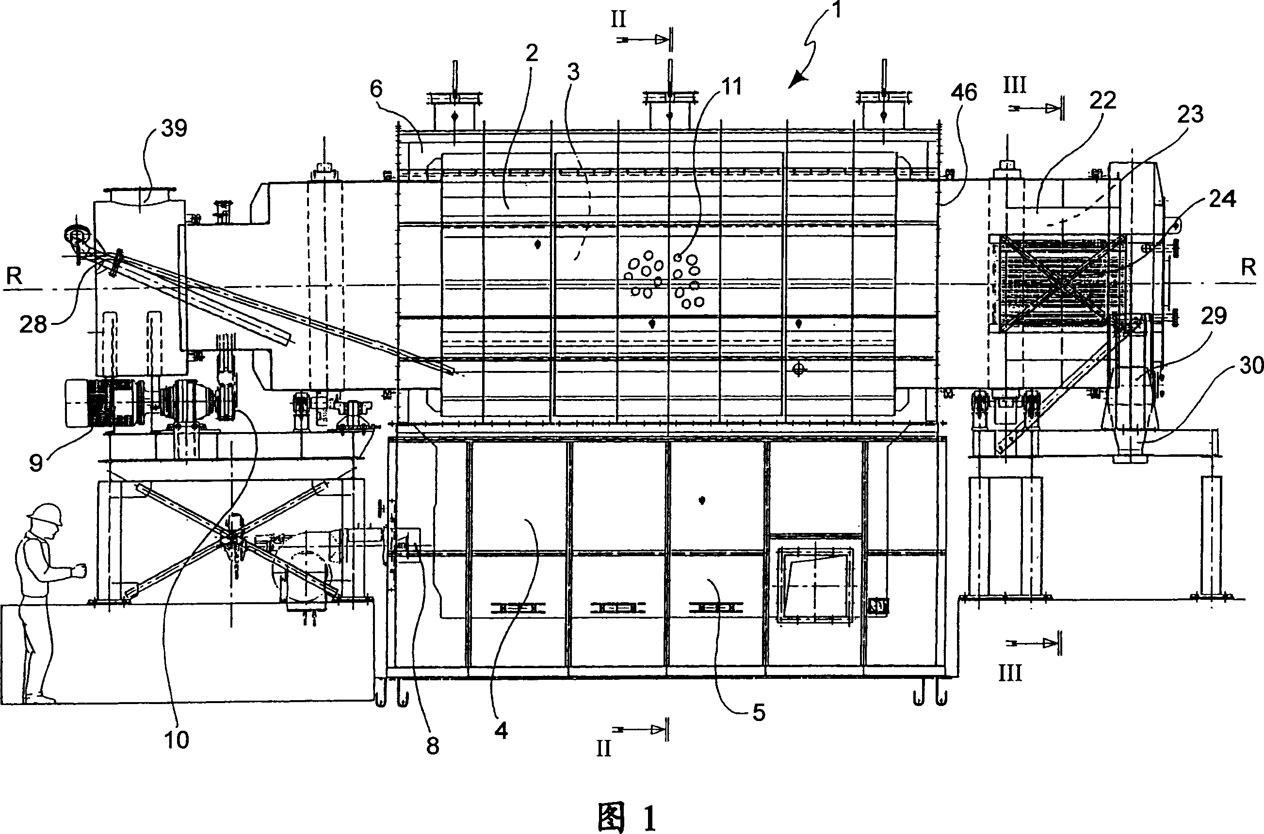 Dryer for drying precipitated calcium carbonate