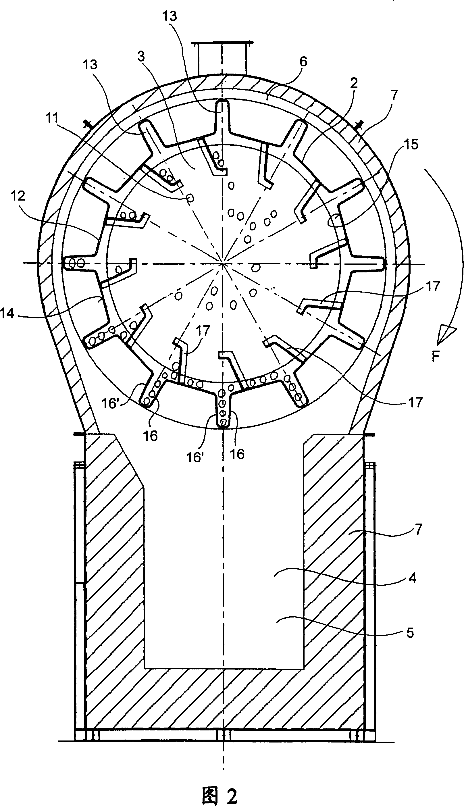 Dryer for drying precipitated calcium carbonate