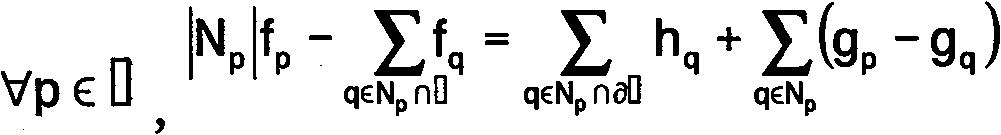 Possion method for removing cloud from optical remote sensing image