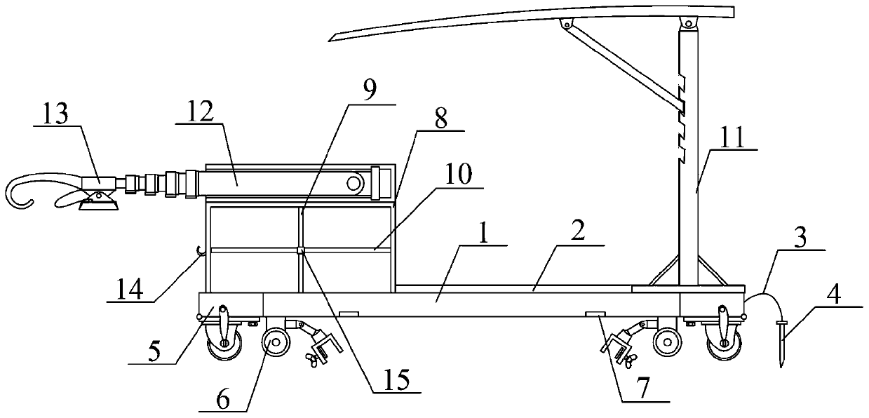 A multi-functional subway electric maintenance vehicle