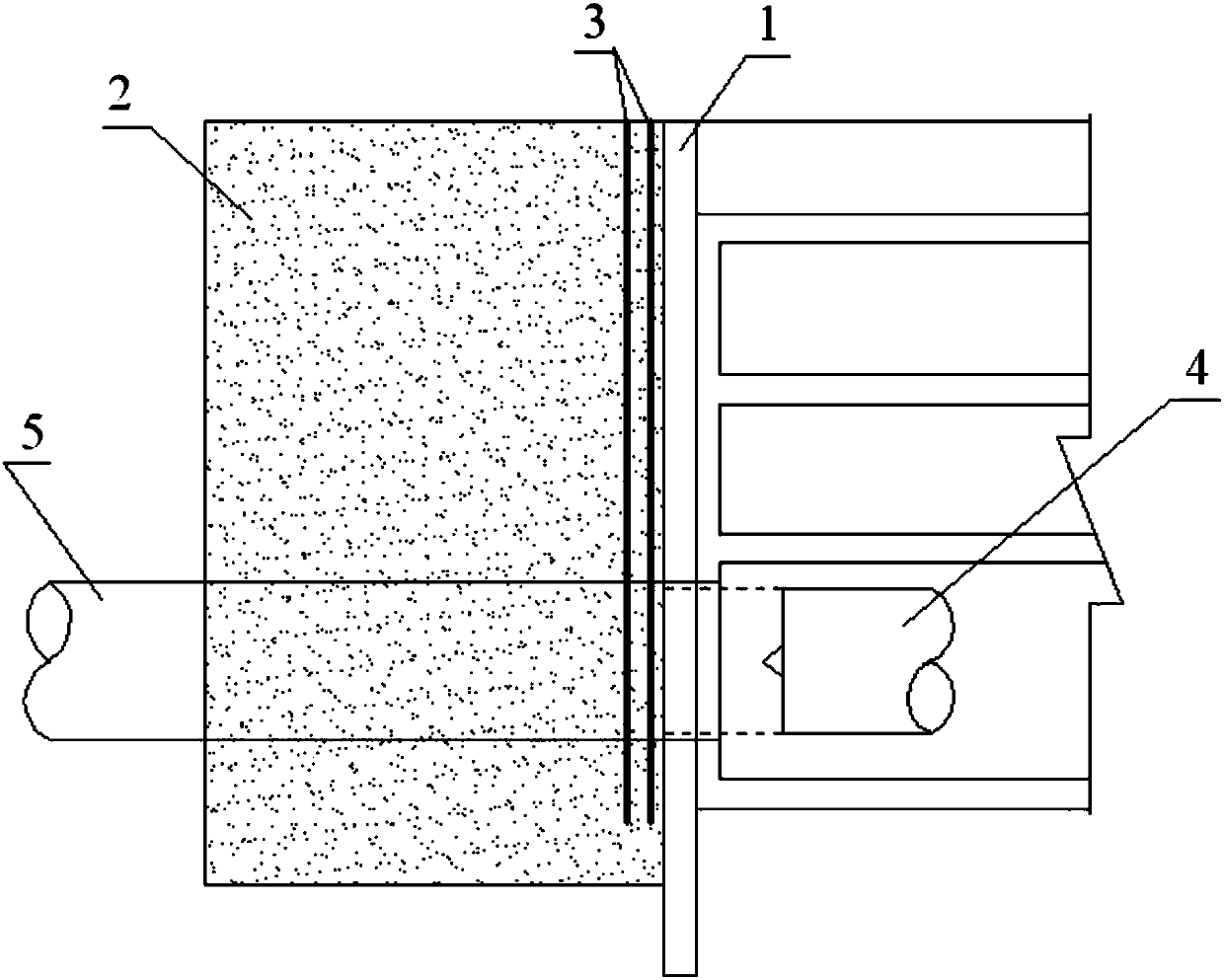 A microbial reinforcement structure at the end of a shield tunnel and its construction method