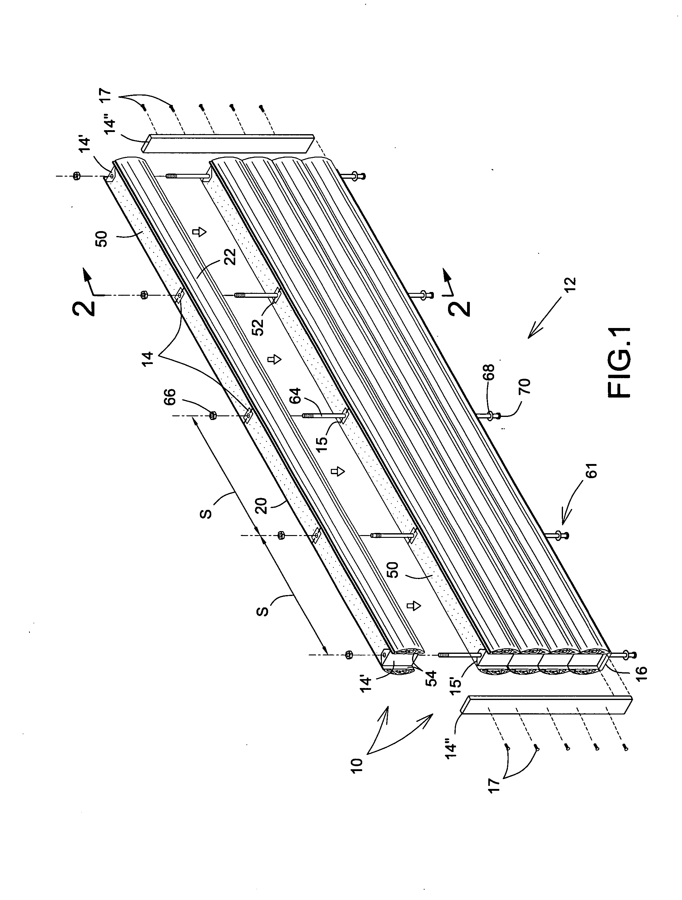 Stackable insulated unit for wall construction and method of fabrication thereof