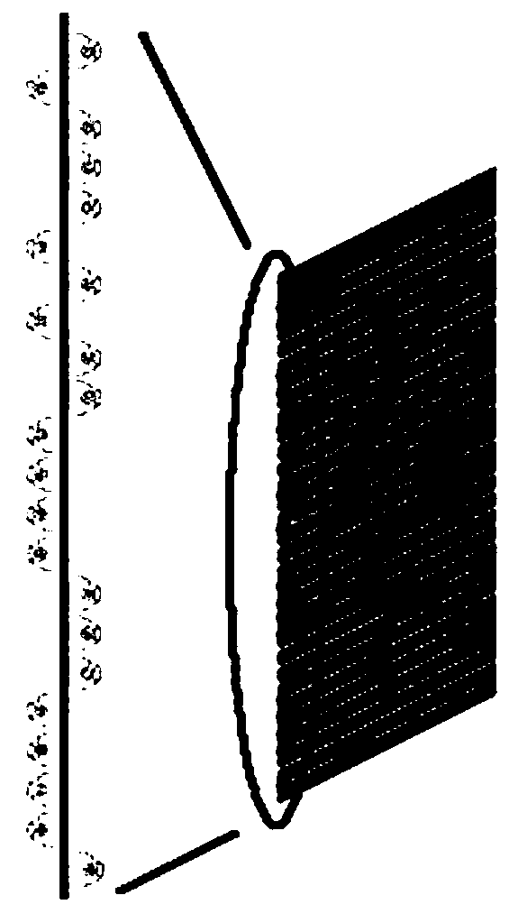 Single weft laid-in covered stitch structure and knitting method thereof