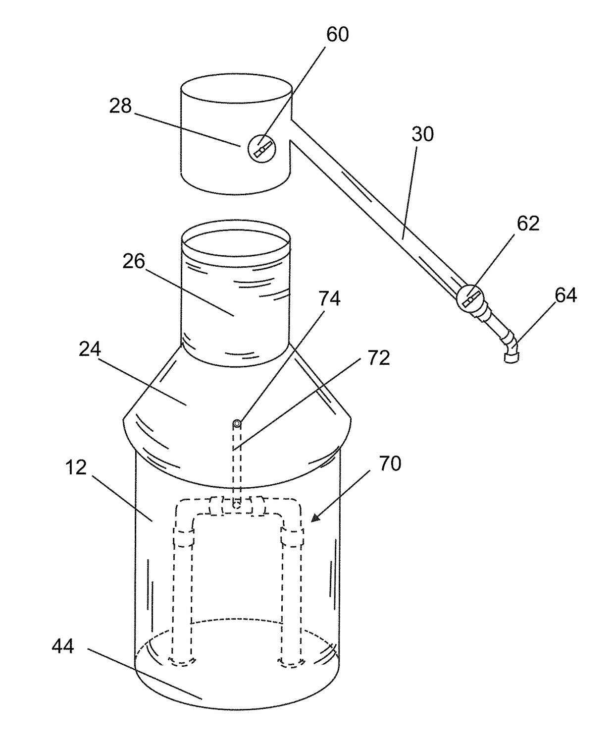 Method and apparatus for purifying water, potable spirits and essential oils