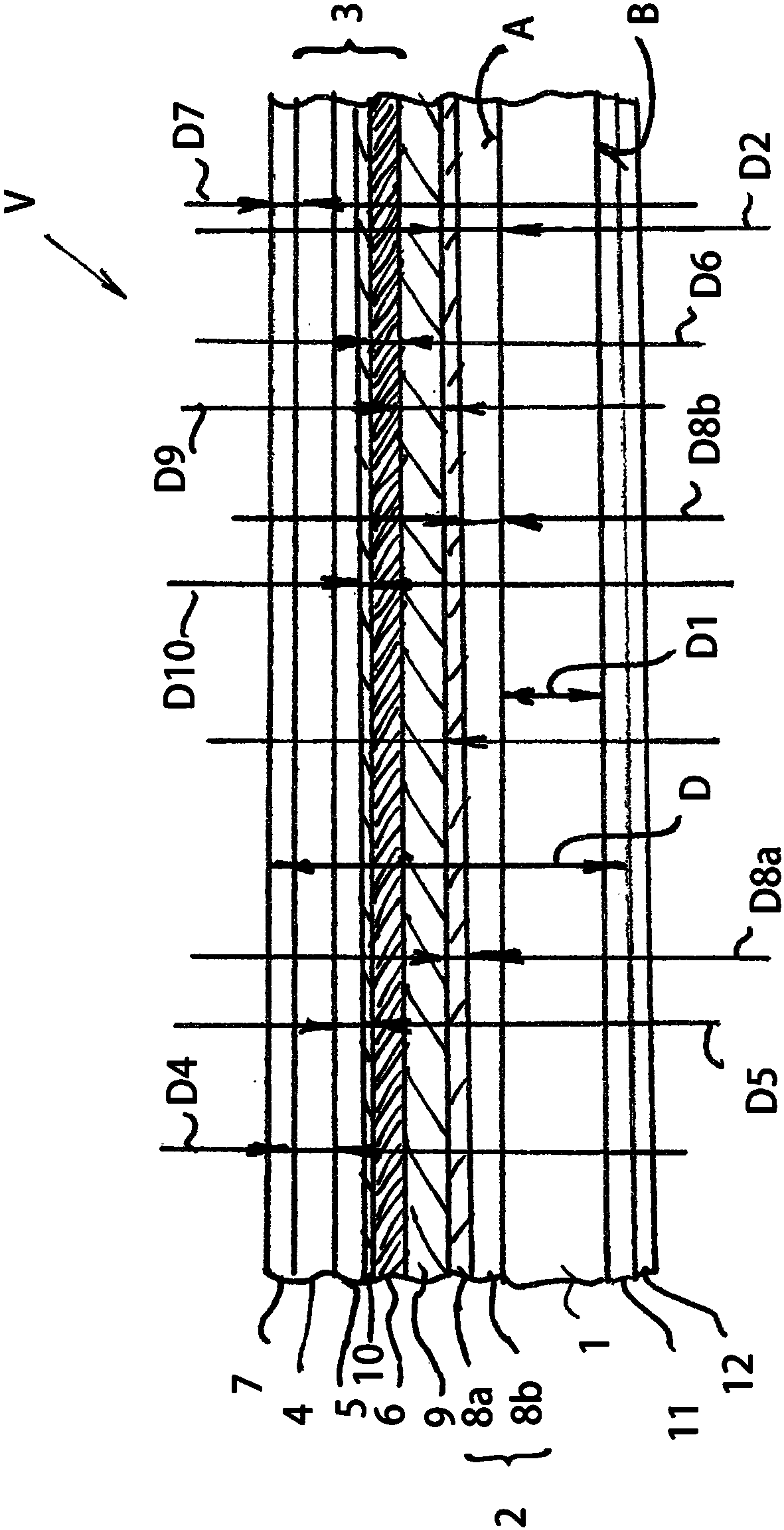 Reflective composite material having a varnished aluminum carrier having a silver reflection layer and method for production thereof