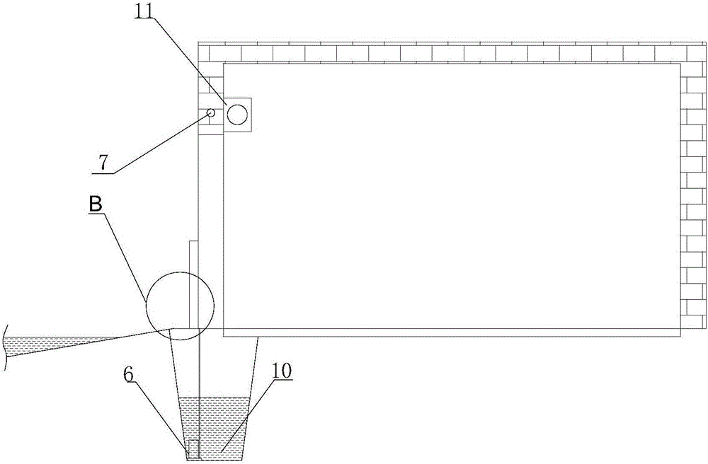 A flood control baffle and its working method