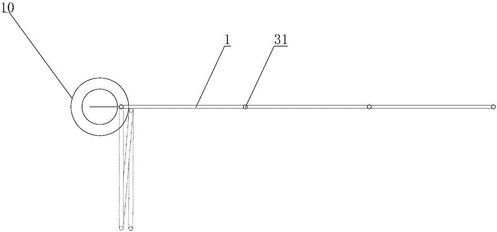 A flood control baffle and its working method