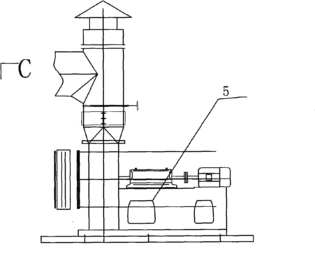 Biscuiting roller kiln used for producing interior wall tiles